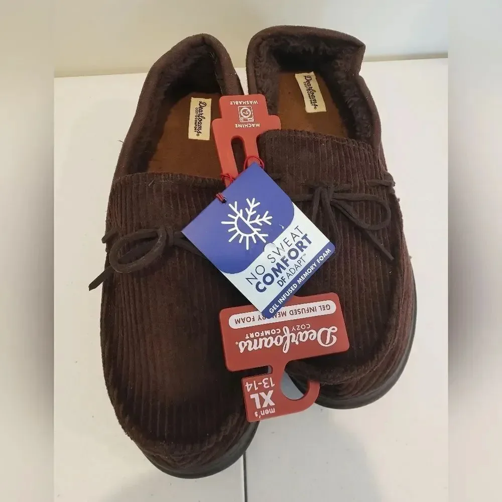 NWT Dearfoams House Shoes Size 13/14